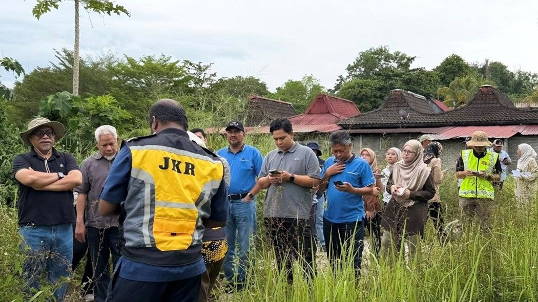 TAKLIMAT TENDER & LAWATAN TAPAK- Projek Membina Jalan Baharu: FT001 Sek. 539 ke FT059 Sek. 2.00, Daerah Batang Padang 